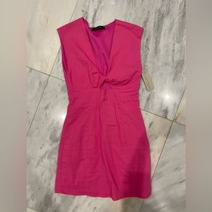 Pink mini dress